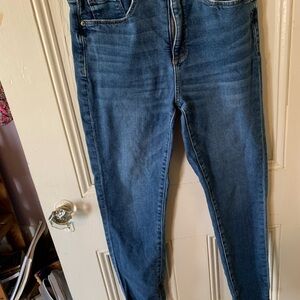 LOFT Dark Blue Skinny Jeans